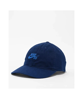 Nike SB Unstructured Blue Void Strapback Hat