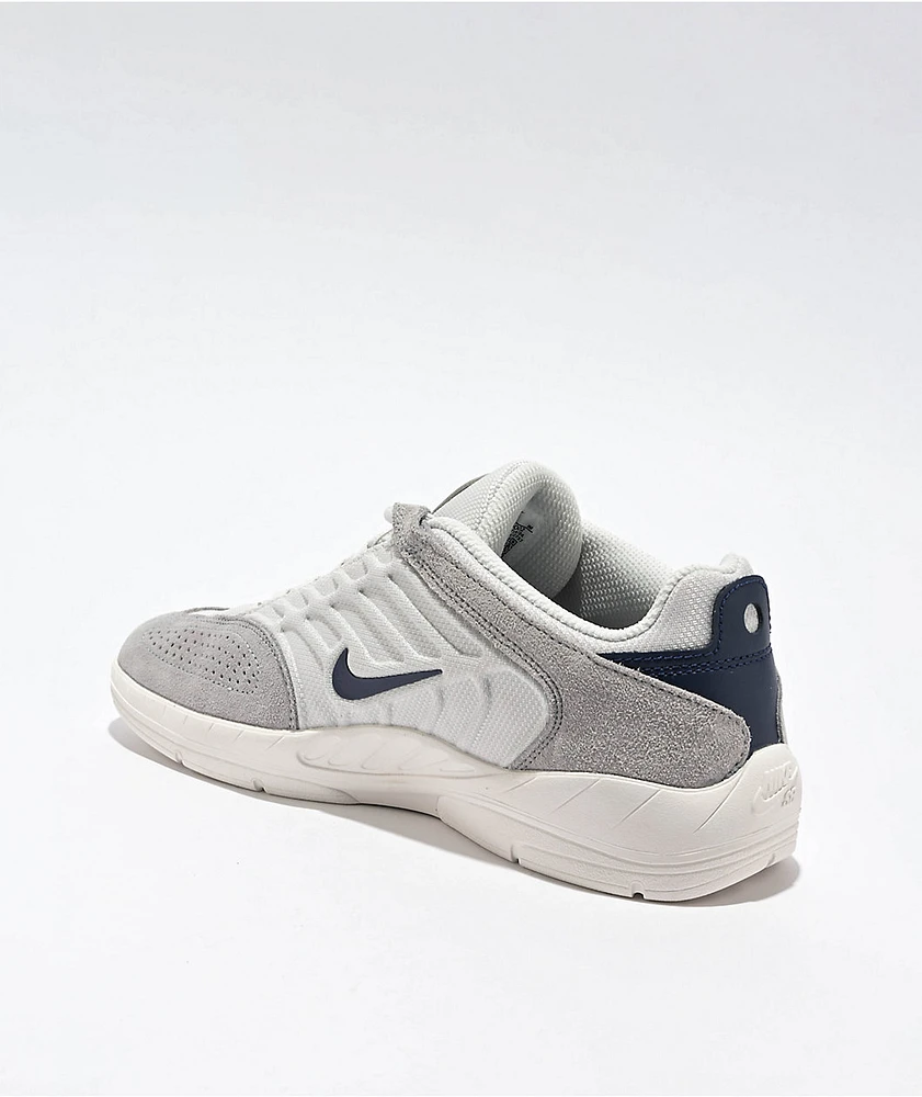 Nike SB Vertebrae Platinum Tint & Midnight Navy Skate Shoes