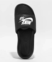 Nike SB Victori One Black & White Slide Sandals