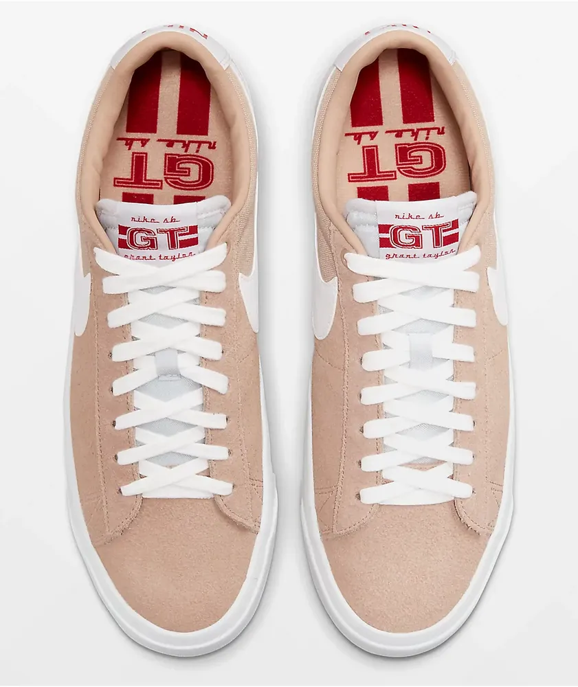 nike sb zoom blazer low pro gt beige