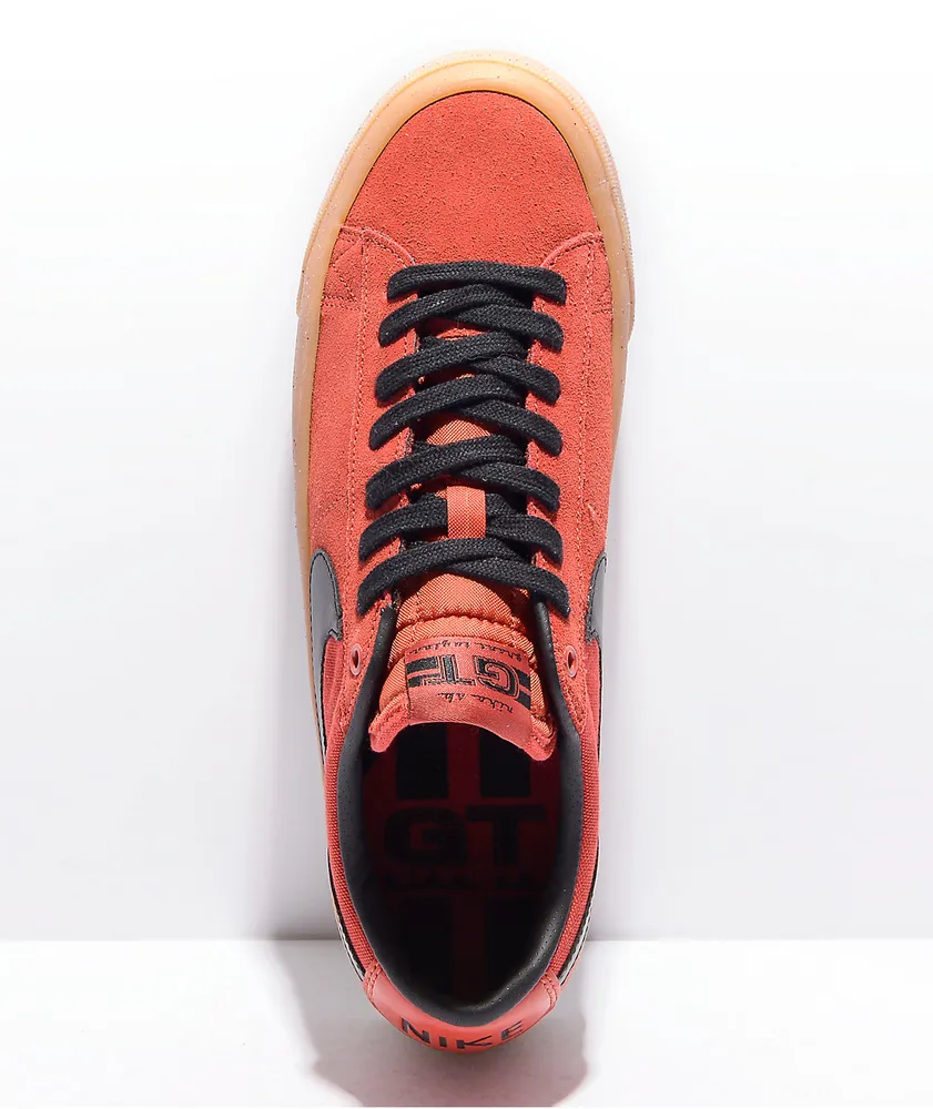 Nike SB Zoom Blazer GT Pro Cinnabar & Gum Skate Shoes