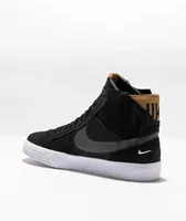 Nike SB Zoom Blazer Mid Premium Black & White Skate Shoes