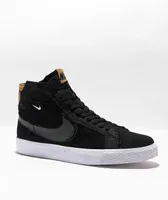 Nike SB Zoom Blazer Mid Premium Black & White Skate Shoes