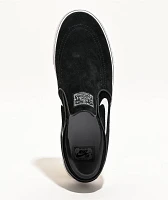 Nike SB Zoom Janoski+ Slip Black & White Skate Shoes