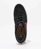 Nike SB Zoom Janoski OG+ Black & University Red Skate Shoes