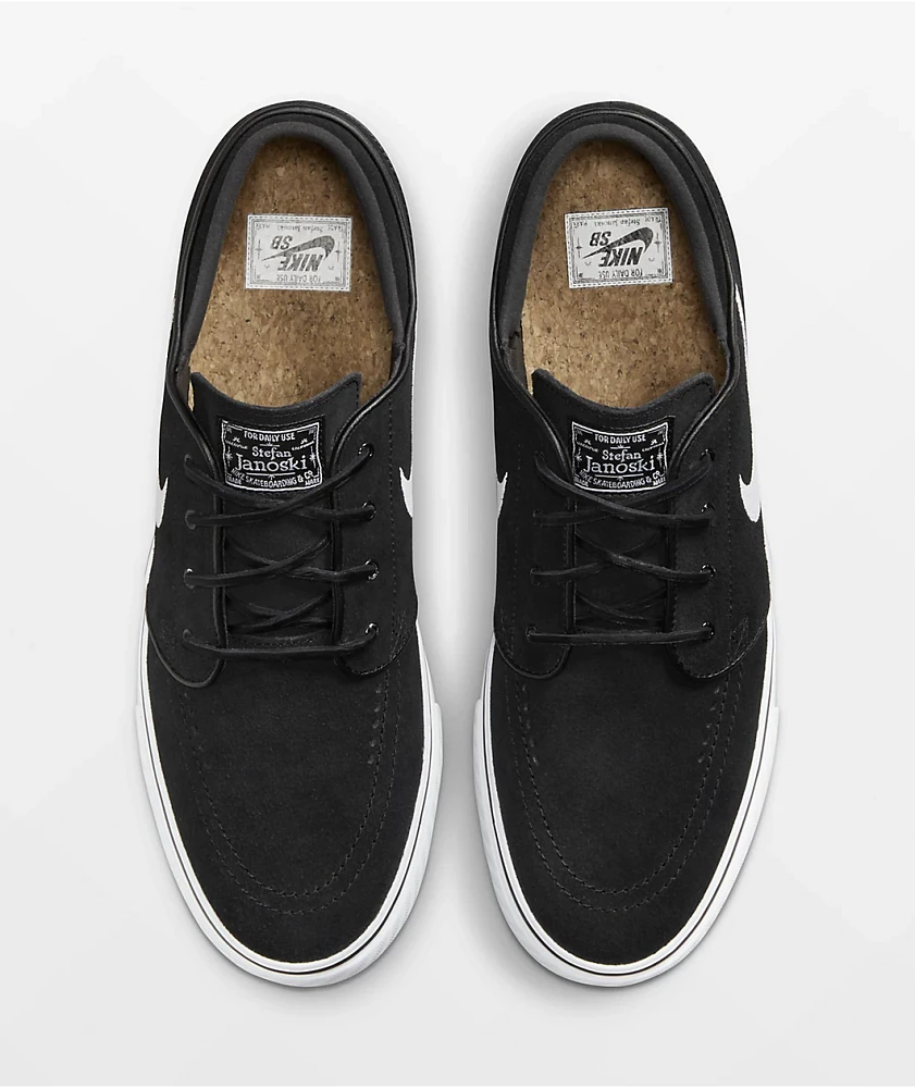 Nike SB Zoom Janoski OG+ Black & White Skate Shoes