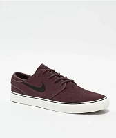 Nike SB Zoom Janoski OG+ Burgundy Crush, Sail & Black Skate Shoes