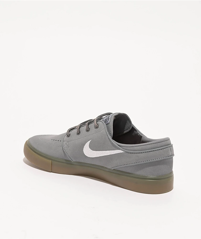 Nike SB Zoom Janoski OG+ Cool Grey, White & Gum Skate Shoes