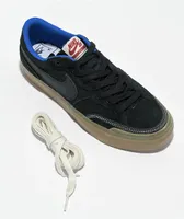 Nike SB Zoom Pogo Black, Gum, & Blue Skate Shoes