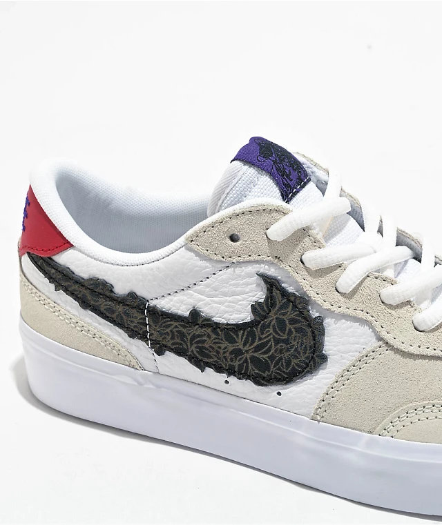 Nike SB x Sky Brown Zoom Pogo Plus Sail & Black Shoes | Arden Fair