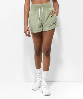 Nike Sportswear A2 Green Terry Sweat Shorts