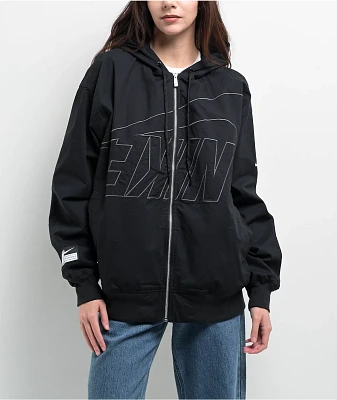 Nike Sportswear Black Oversized Dance Jacket