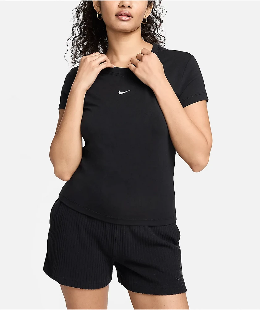 Nike Sportswear Chill Knit Black T-Shirt