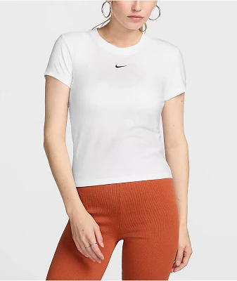 Nike Sportswear Chill Knit White T-Shirt