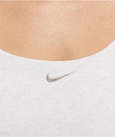 Nike Sportswear Chill Terry Grey Crop Tank Top