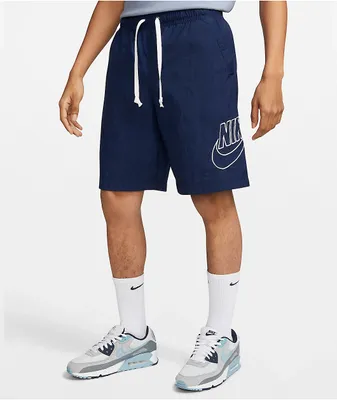 Nike Sportswear Club Alumni Navy Nylon Shorts