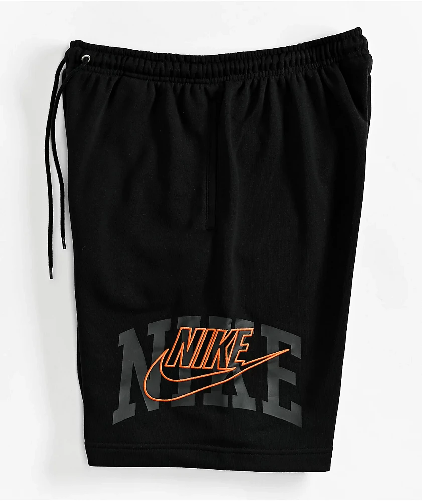 Nike Sportswear Club Arch GX Black Sweat Shorts 