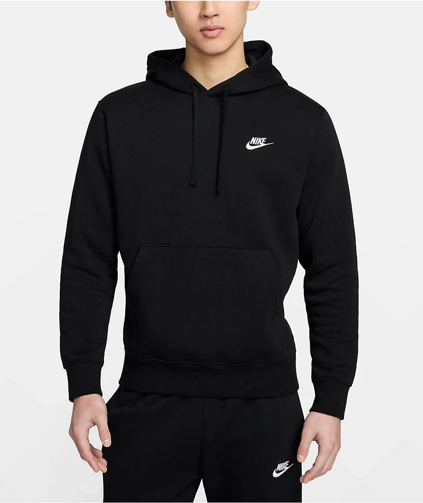 Nike Sportswear Club Black & White Hoodie