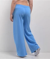 Nike Sportswear Club Blue Wide Leg Fleece Sweatpants