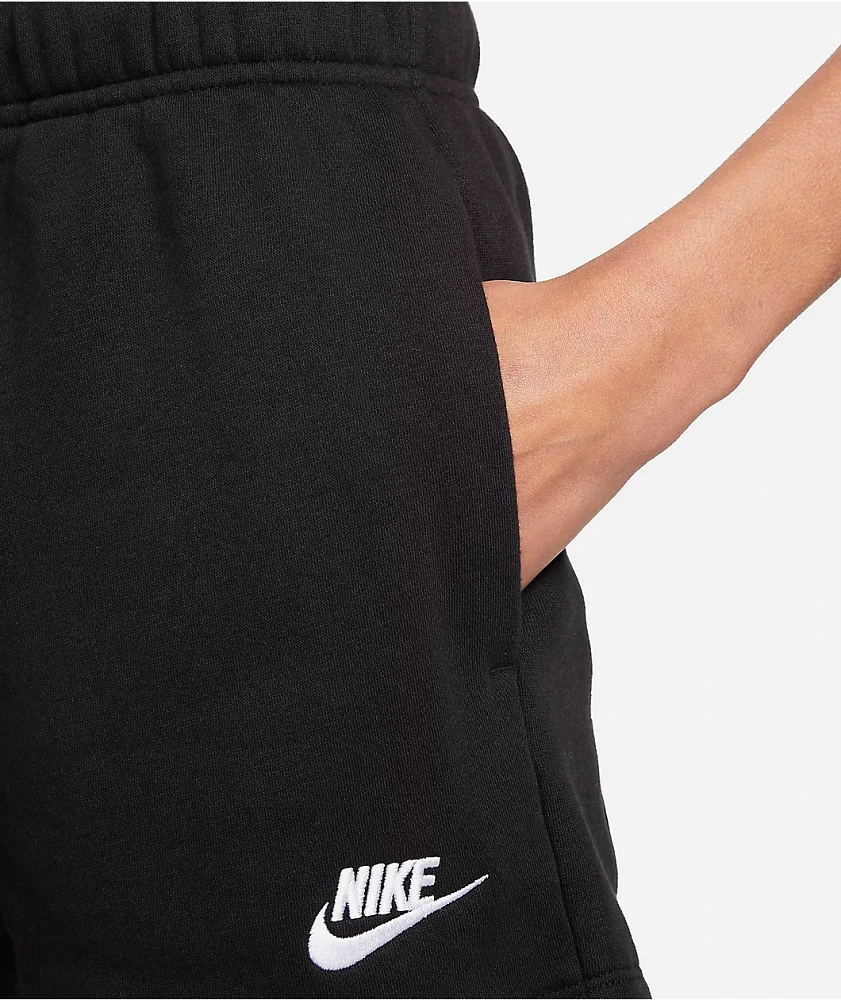 Nike Sportswear Club Fleece Black Sweat Shorts