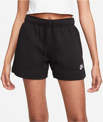 Nike Sportswear Club Fleece Black Sweat Shorts