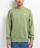 Nike Sportswear Club Fleece Green Crewneck Sweatshirt