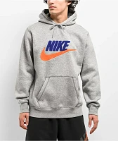 Nike Sportswear Club Fleece Heather Grey Hoodie