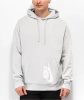 Nike Sportswear Club Fleece Plus Shoebox Grey Hoodie