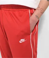 Nike Sportswear Club Polyknit Red & White Jogger Sweatpants