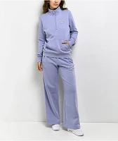 Nike Sportswear Club Purple Wide Leg Fleece Sweatpants