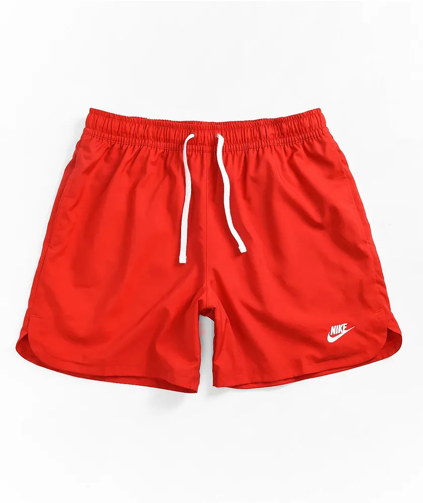 Nike Sportswear Club Red Woven Flow Shorts