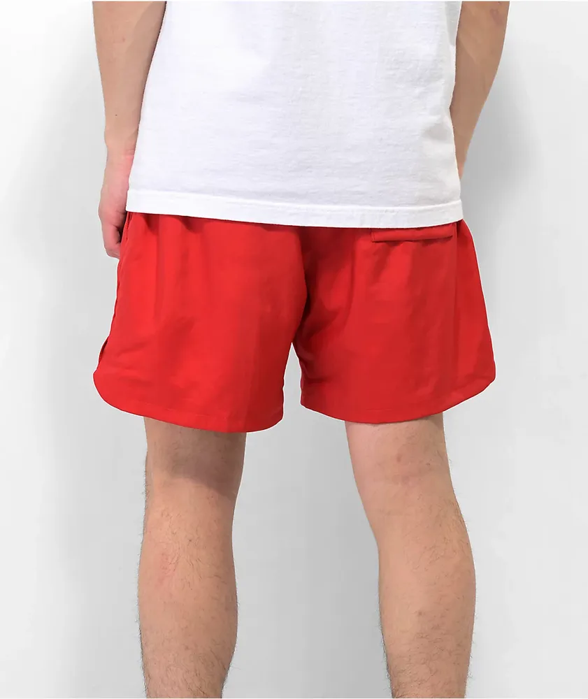 Nike Sportswear Club Red Woven Flow Shorts