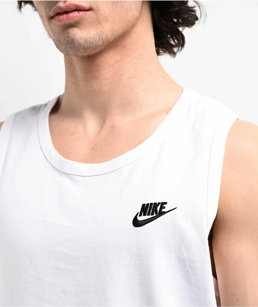 Nike Sportswear Club White Tank Top