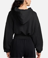 Nike Sportswear Dance Black Oversized Crop Hoodie