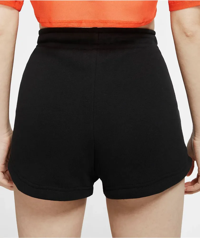 Nike Sportswear Essential Black French Terry Sweatshorts