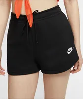 Nike Sportswear Essential Black French Terry Sweatshorts