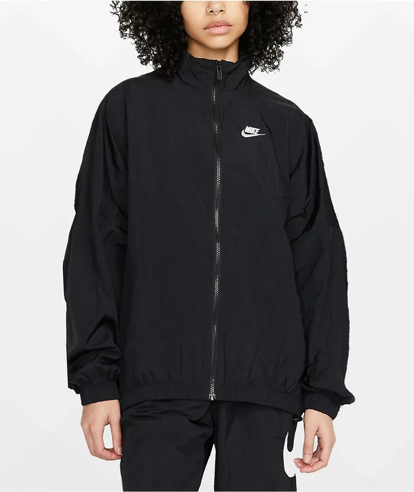 Sportswear Essential Woven Jacket in Black & White - Glue Store