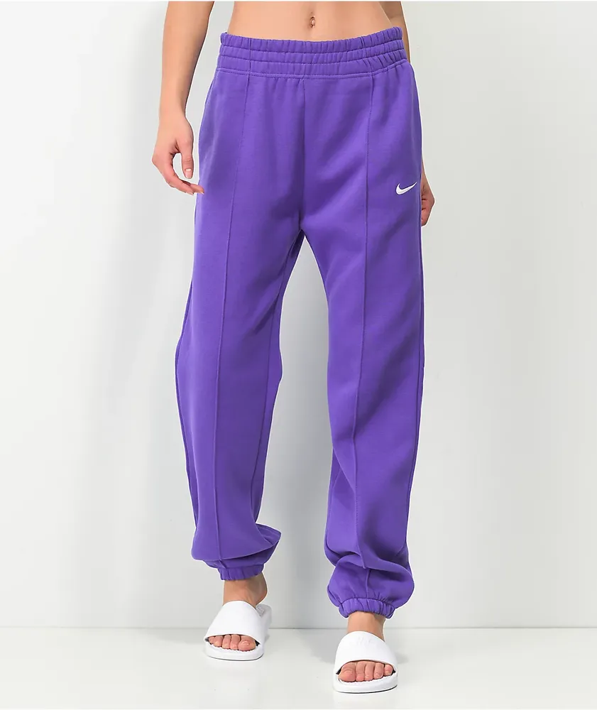 Buy Nike Women's Sportswear Essential Fleece Sweatpants Blue in