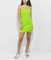 Nike Sportswear Essential Green Ribbed Dress