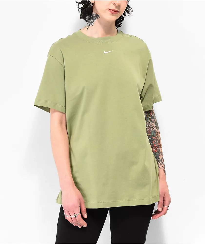 Nike Sportswear Essentials Boxy Light Brown T-Shirt