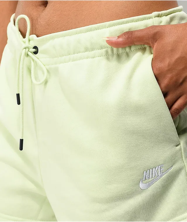 Nike Sportswear Essential Lime Sweat Shorts