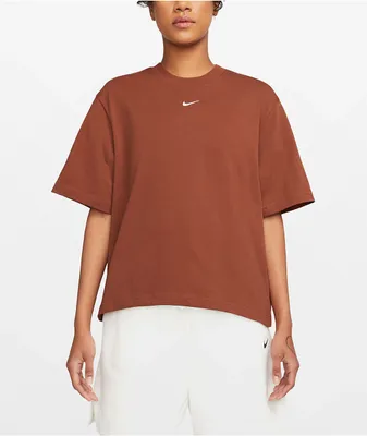 Nike Sportswear Essential Orange Boxy T-Shirt
