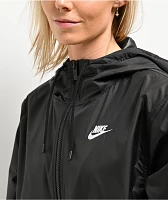 Nike Sportswear Essential Repel Black Zip Windbreaker Jacket