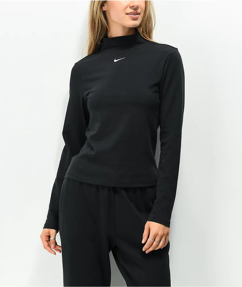 Clothes Nike Sportswear Essentials Mock Neck Wmns (DD5882-100) 