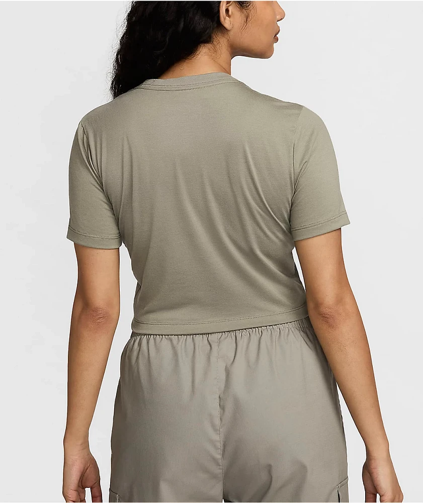 Nike Sportswear Essentials Light Army Crop T-Shirt