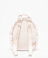 Nike Sportswear Futura Faux Fur White Mini Backpack