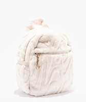 Nike Sportswear Futura Faux Fur White Mini Backpack