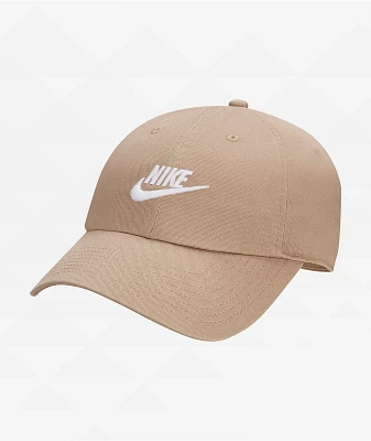 Nike Sportswear Futura Washed Khaki Strapback Hat