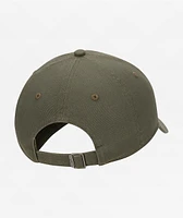 Nike Sportswear Futura Washed Olive Green Strapback Hat