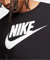 Nike Sportswear Icon Futura Black Long Sleeve T-Shirt